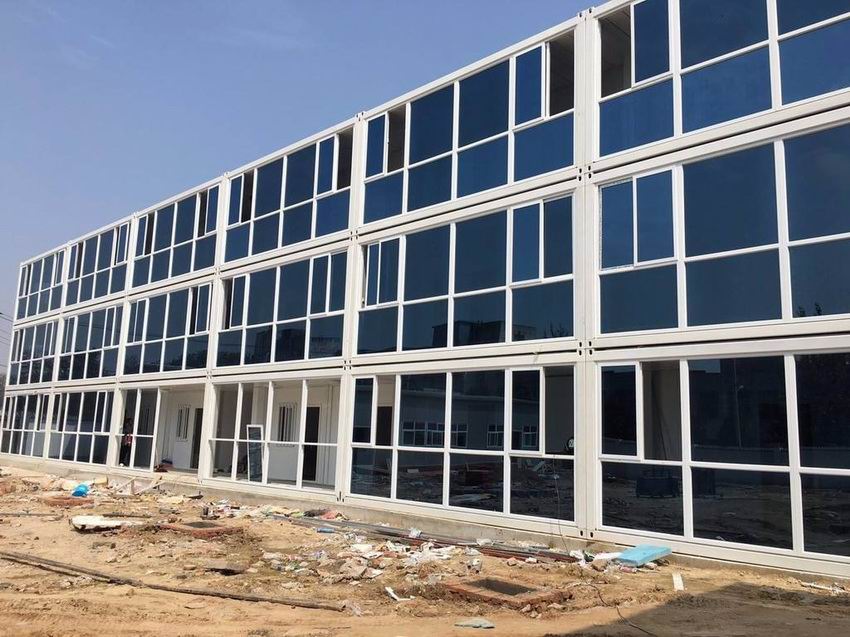 办公玻璃幕墙集装箱