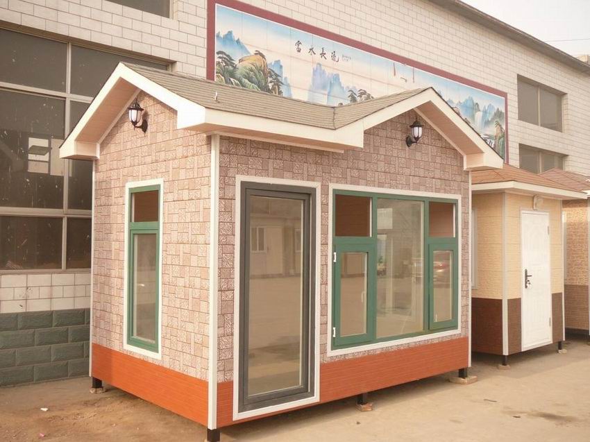 金属雕花板岗亭