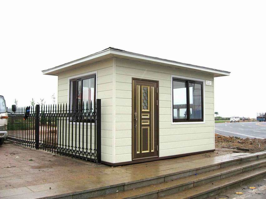 金属雕花板岗亭